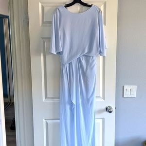 Halston Baby Blue Gown